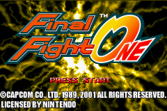Final Fight One screenshot 3 for GameBoy Advance